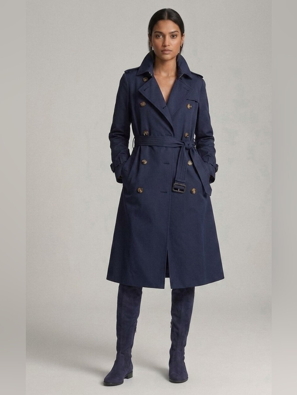 Eram | Blue Suede Over-the-Knee Boots